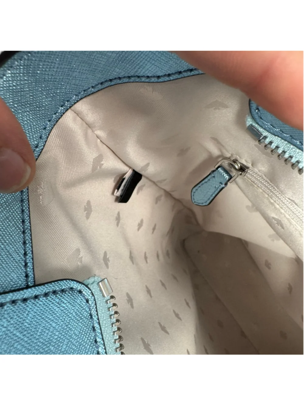 Women's Kate Spade Glitter Tote Bag One Size Blue
